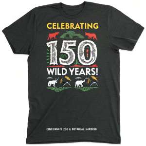 Celebrating 150 Wild Years Tee – Cincinnati Zoo & Botanical Garden
