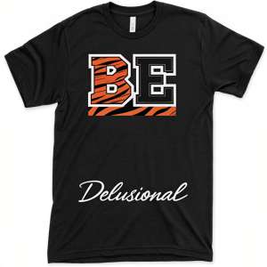 BE Delusional Tiger Stripe Tee