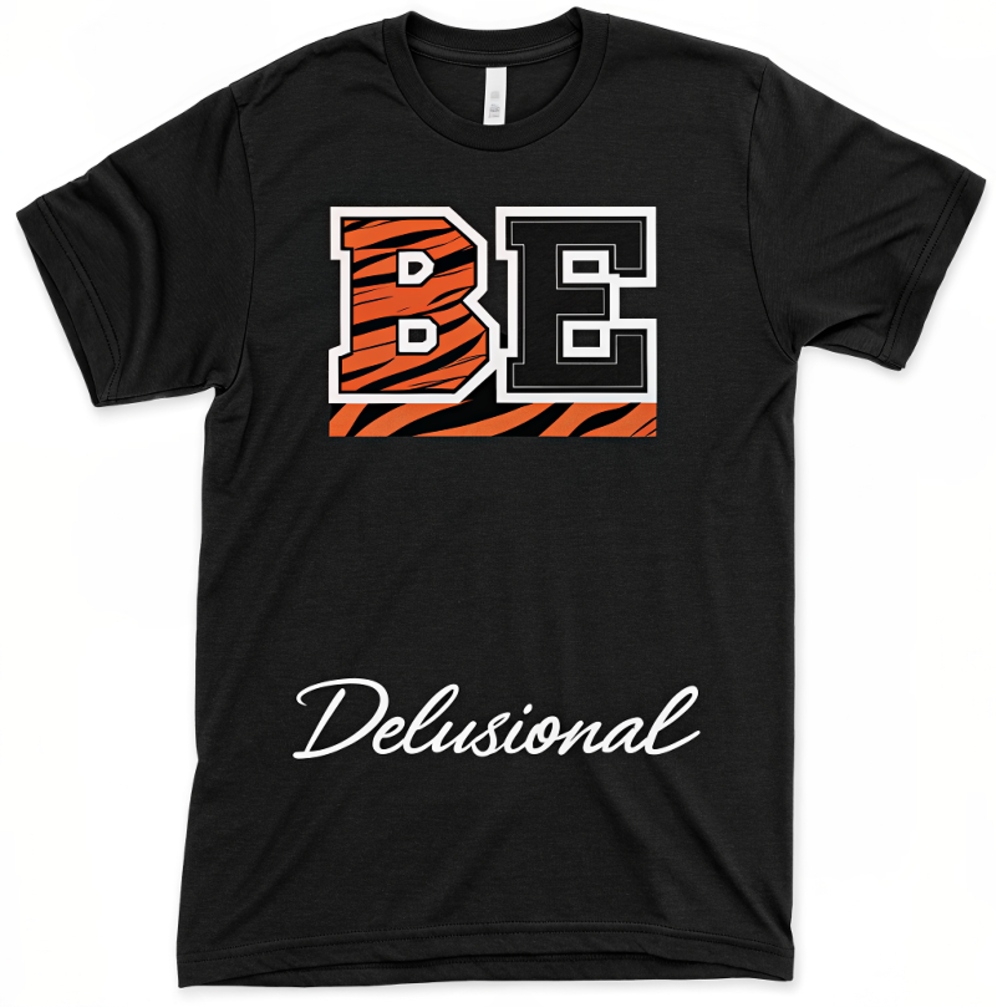 BE Delusional Tiger Stripe Tee