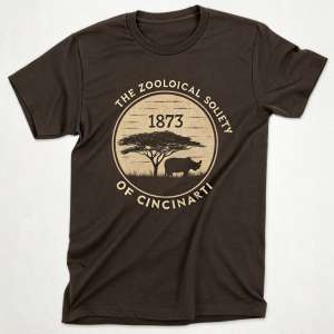 The Zoological Society of Cincinnati 1873 Vintage Rhino Tee